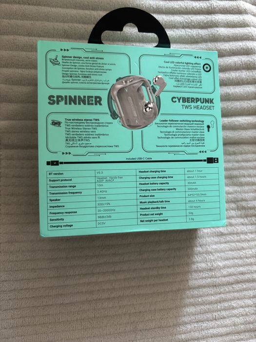 Продаеться наушники hoco spinner
