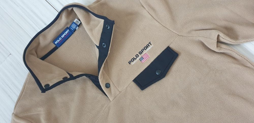 POLO Ralph Lauren Sport Mens Size L НОВО! ОРИГИНАЛ! Горнище - Полар