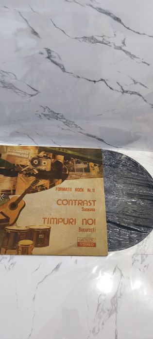 Disc vinil Formații Rock Contrast Suceava și Timpuri noi București, Electrecord 1988
