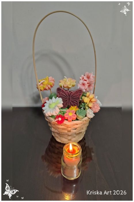 Букети от соеви свещи