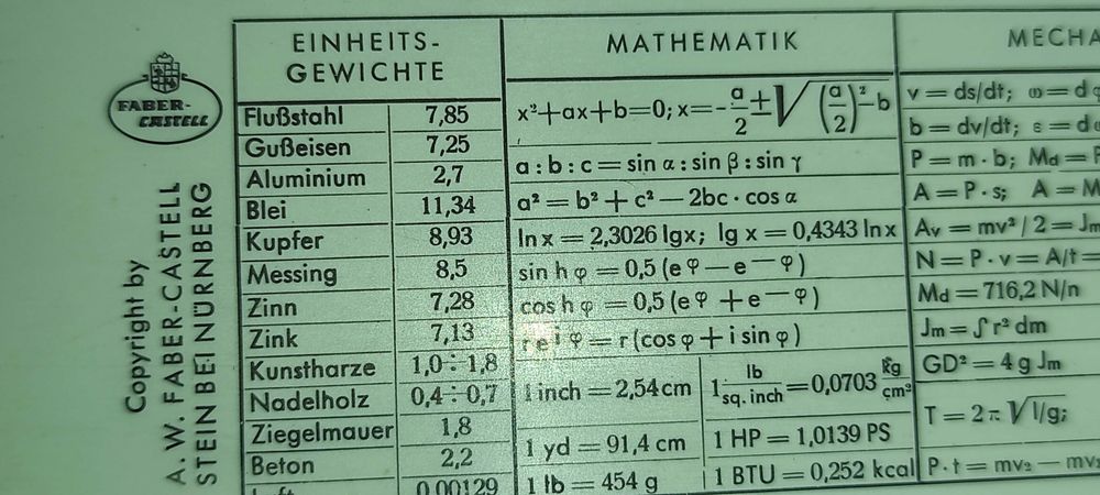 rigla de calcul germana de colectie FABER CASTELL lungime 30 cm