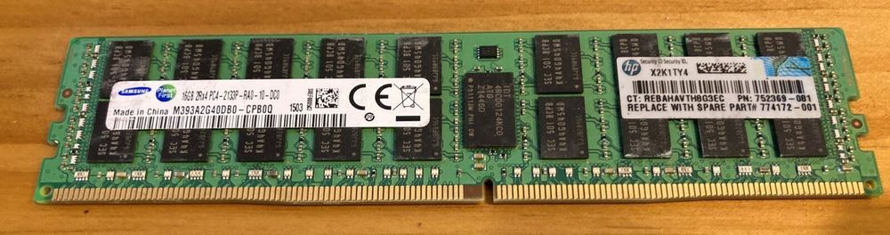 Оперативная память ddr4 16gb для сервера