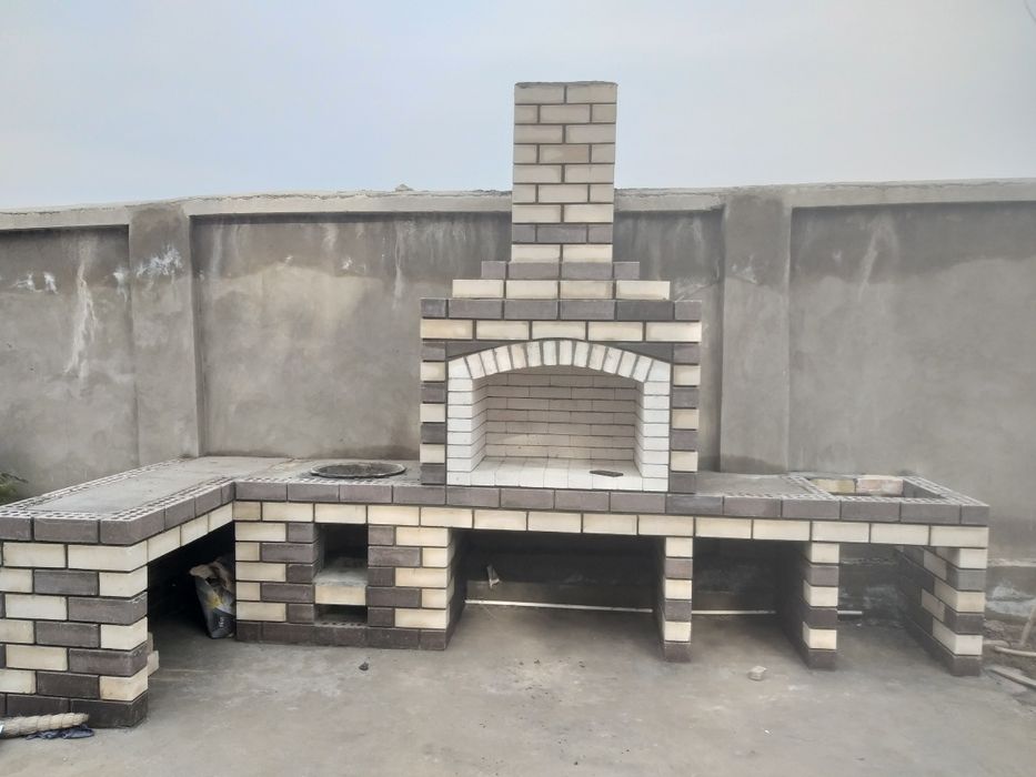 Тандир учок печка камен тандир туречски тандирлар курамиз