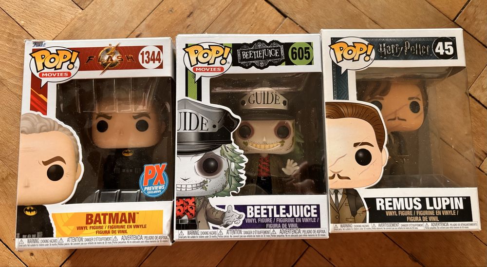 Funko Pop Batman Flash Beetlejuice Remus Lupin Harry Potter Marvel колекционерски фигурки exclusive