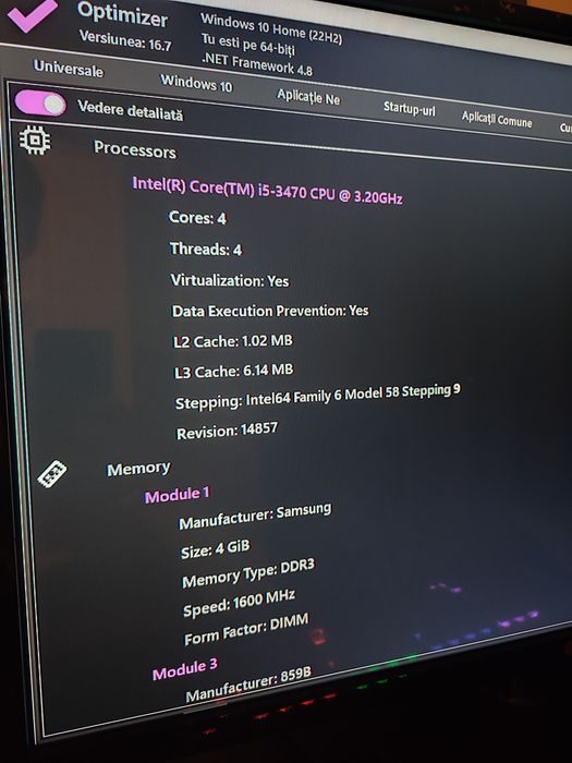 vând unitate PC office/gaming