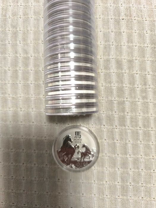 Сребърна монета Австралийски Лунар Кон 2026