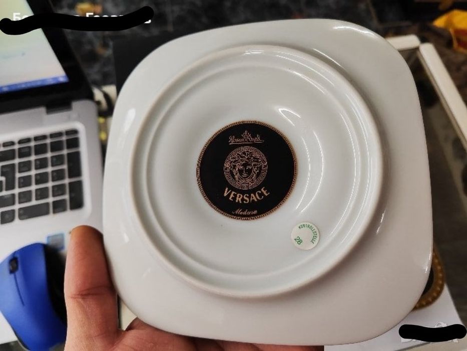 Порцелан Чинии за чаши Versace Rosenthal два броя