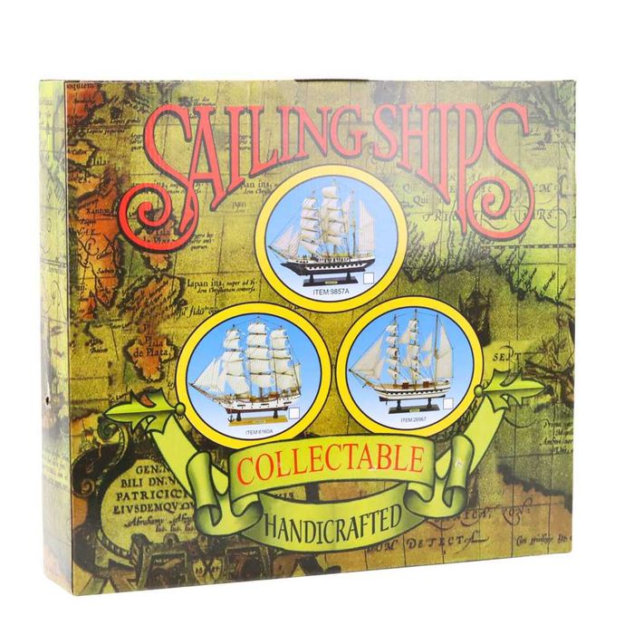 Macheta nava istorica fregata LEAN Toys 49 cm