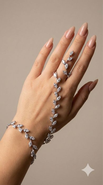 Браслет «Лист» полная регулируемость размера