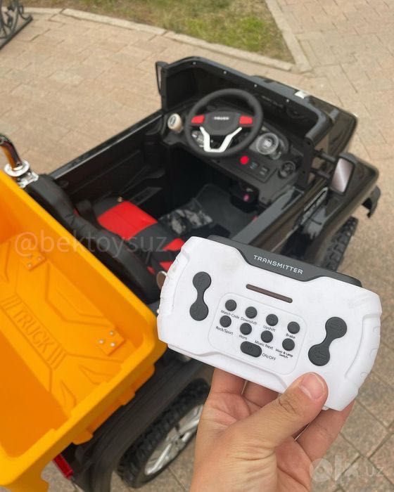 Детский грузовик самосвал 4x4 12V Bluetooth EVA колёса с пультом