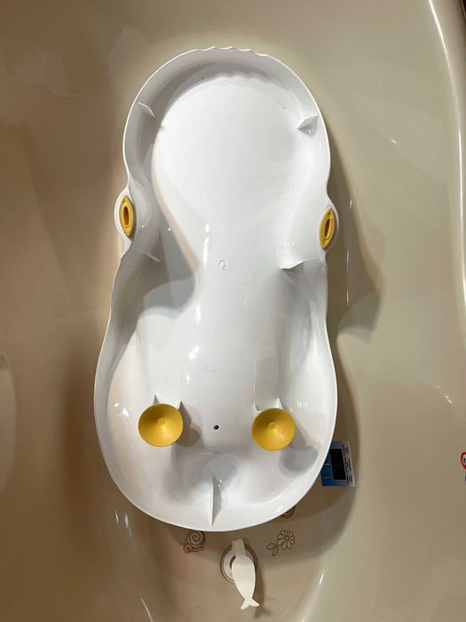 Бебешка вана с термометър, приставка и стойка Tega Baby Teddy Bear