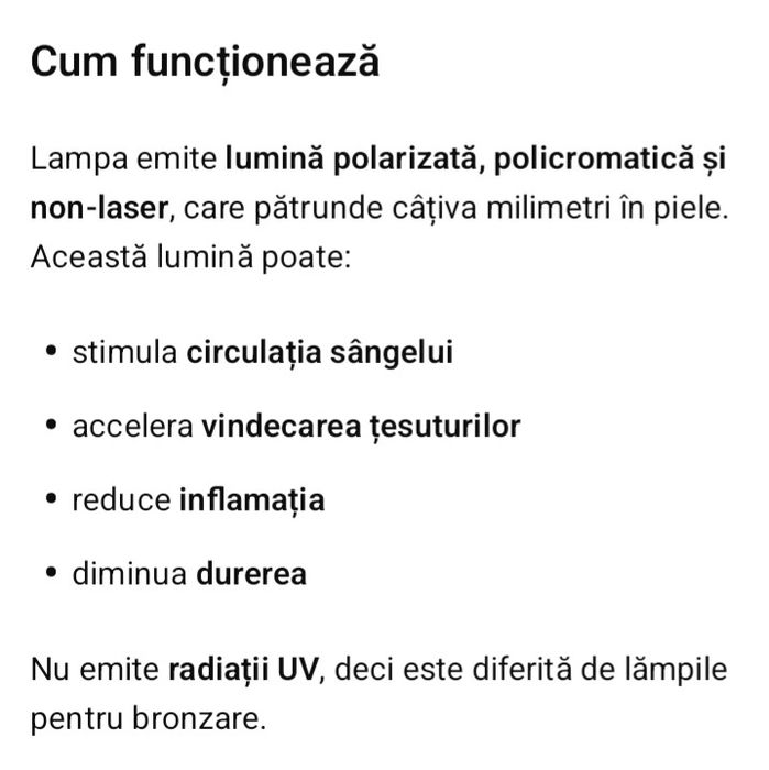 Lampă Bioptron și lampă infraroșu terapie dureri, inflamații, vindecar