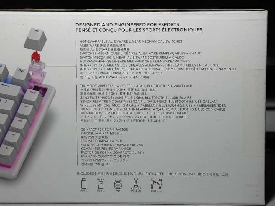 Alienware pro keyboard wireless hotswap