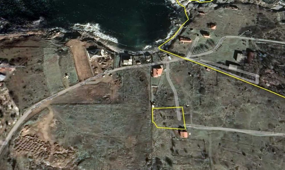 Продава се Парцел в Черноморец - 1363 кв.м за 120 €/кв.м - Снимка #1