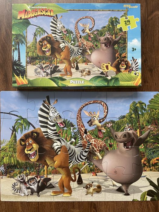 Пазлы макси 24 элемента (4 шт)