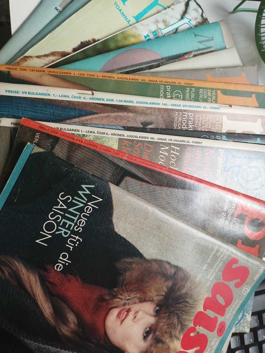 Колекция чуждестранни модни списания от 80-те