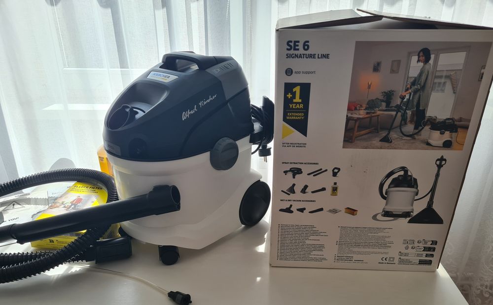 Aspirator cu spalare KARCHER SE6 Signature Line 4l 1000W