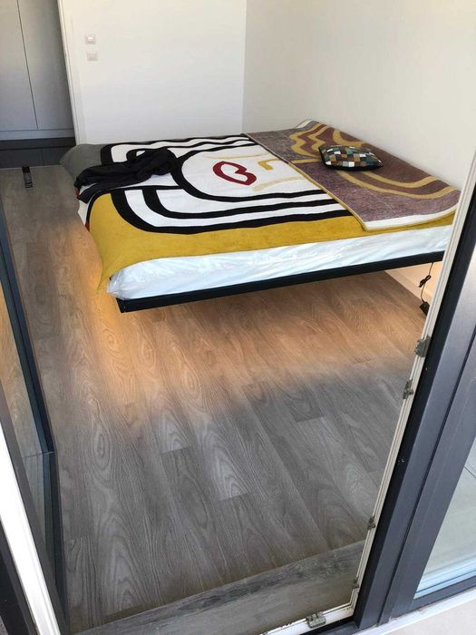 Pat PLUTITOR metalic Negru Nu scartie 180x200 160x200 200x200