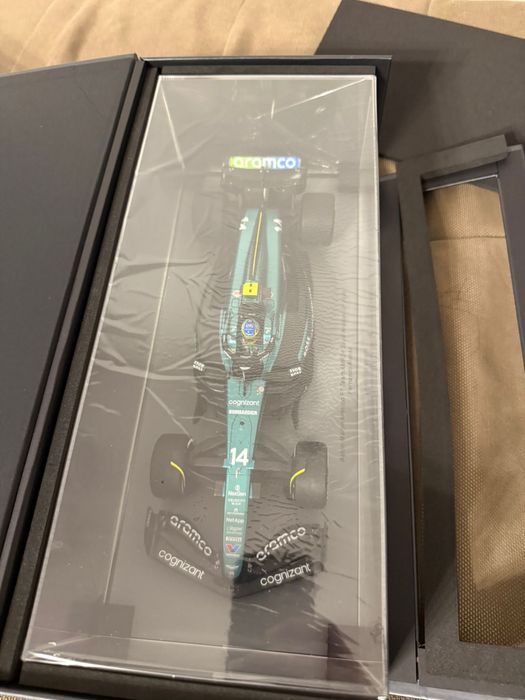 Macheta spark 1:18 aston martin aramco f1 team amr24 saudi arabian gp 2024 fernando alonso Noua