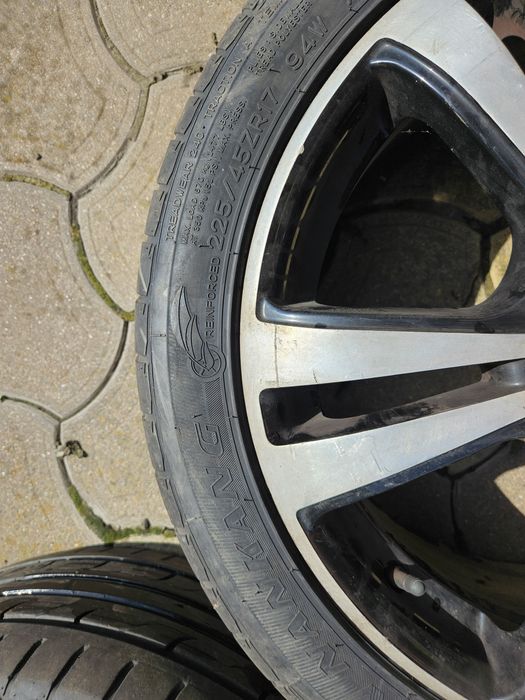 Jante aliaj Team Dynamics R17 cu anvelope vară 225/45ZR17