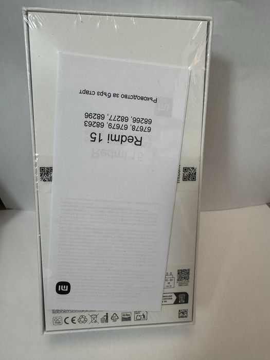 НОВ Redmi 15  6ram/128gb с гаранция black