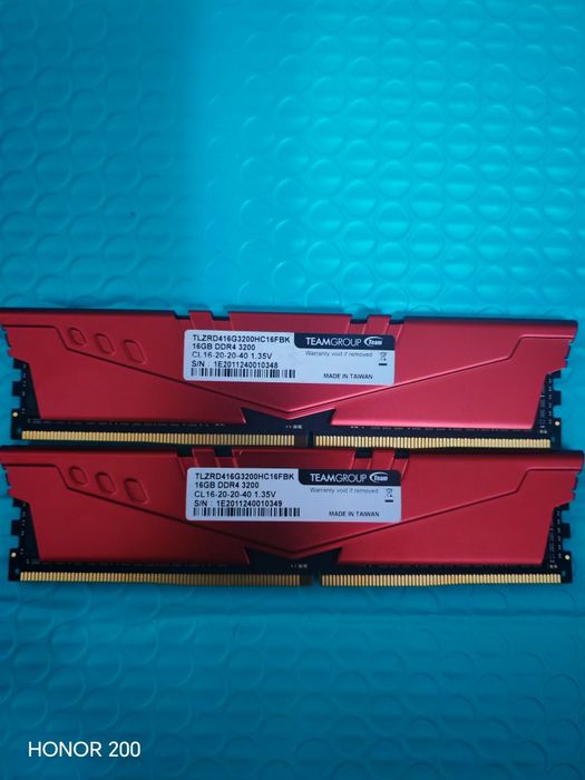 Teamgroup T-Force VulcanZ DDR4 2x8gb 3200mhz