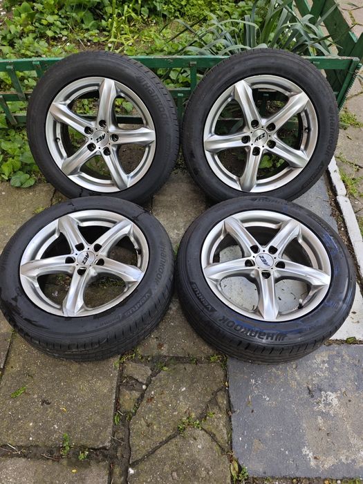 Джанти 16ки 5х112 с летни гуми Hankook 205/55/16
