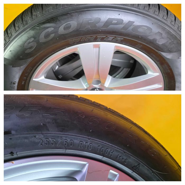 Roti Jante Anvelope 5x112 255/60/18 VW Tiguan AUDI Q7 IARNA 2022 NOI