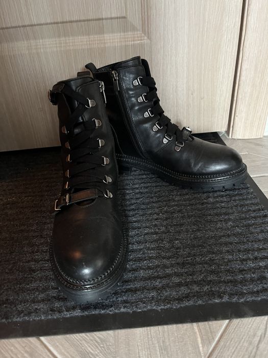 Кожанные ботинки