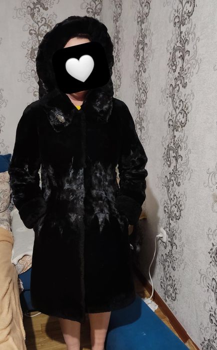 Шуба мутон плюс норка