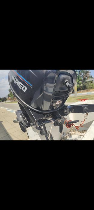 Извънбордов четиритактов двигател  - мотор за лодка Hidea 15 к.с.