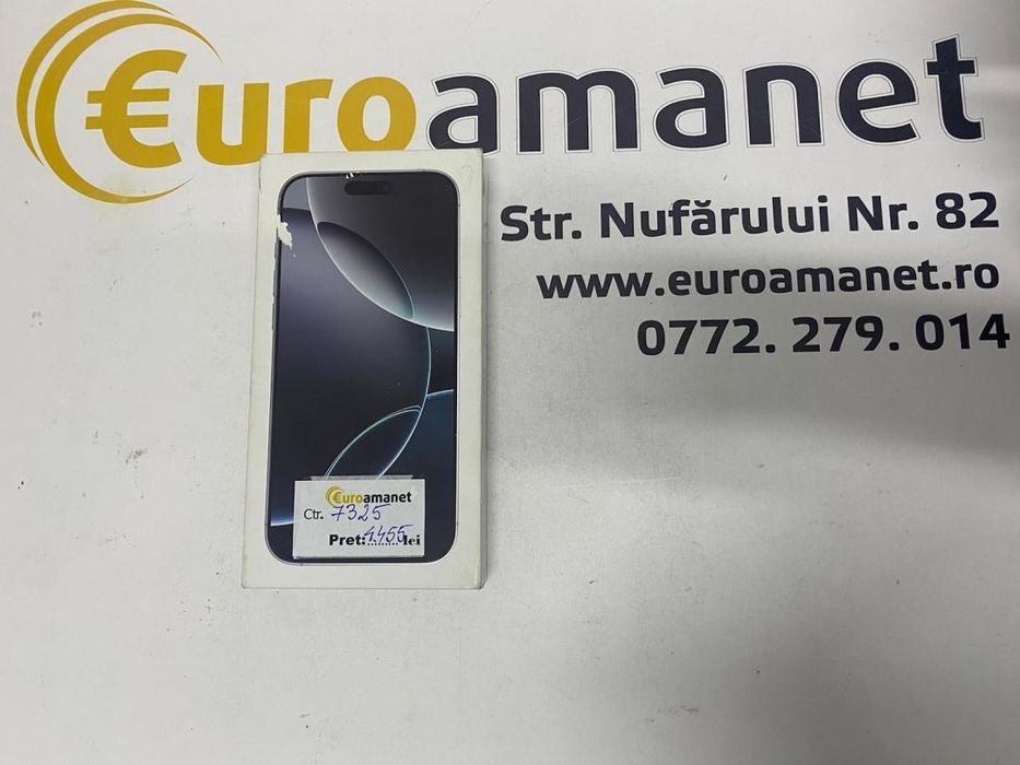 Telefon mobil Apple iPhone 16 Pro Max, 512GB, baterie 100% -N2-