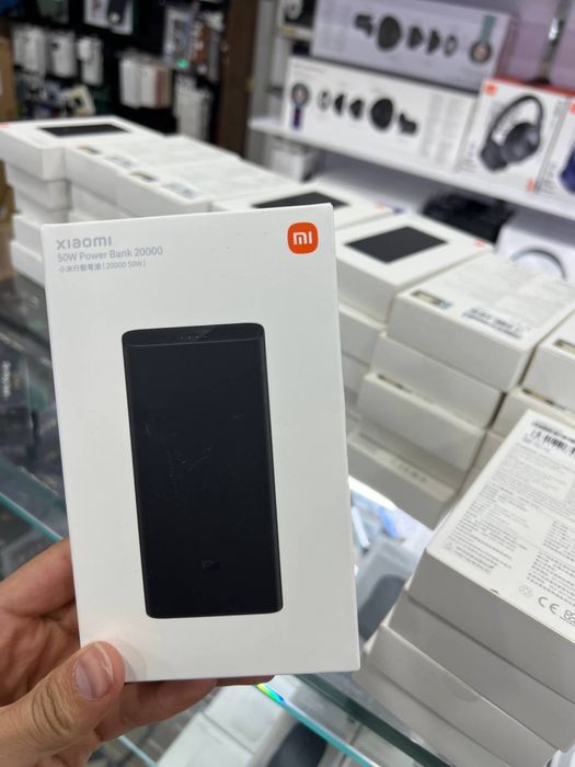 Power Bank Xiaomi Mi 20000 mAh 50W быстрая зарядка Type-C PD ORIGINAL