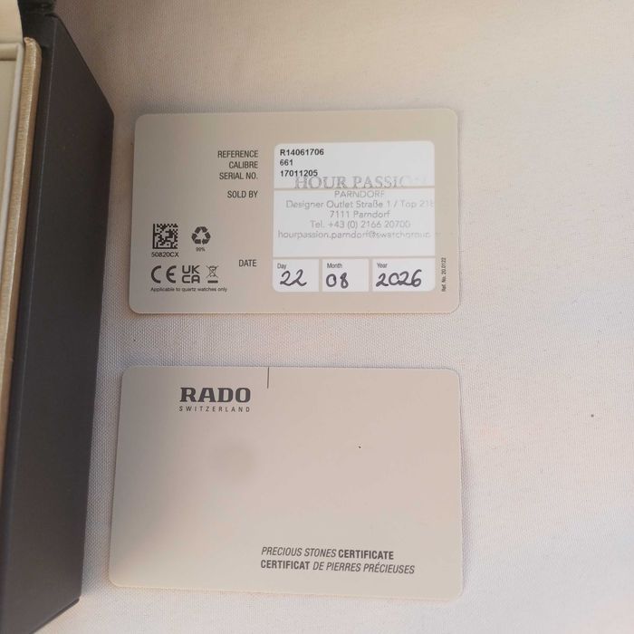 RADO DiaMaster Automatic Diamonds R14061706 – чисто нов, 5 г. гаранция, С ДИАМАНТИ