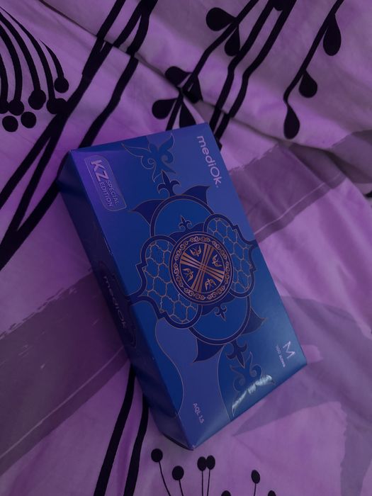 Медицинские перчатки MediOk (M, синие)