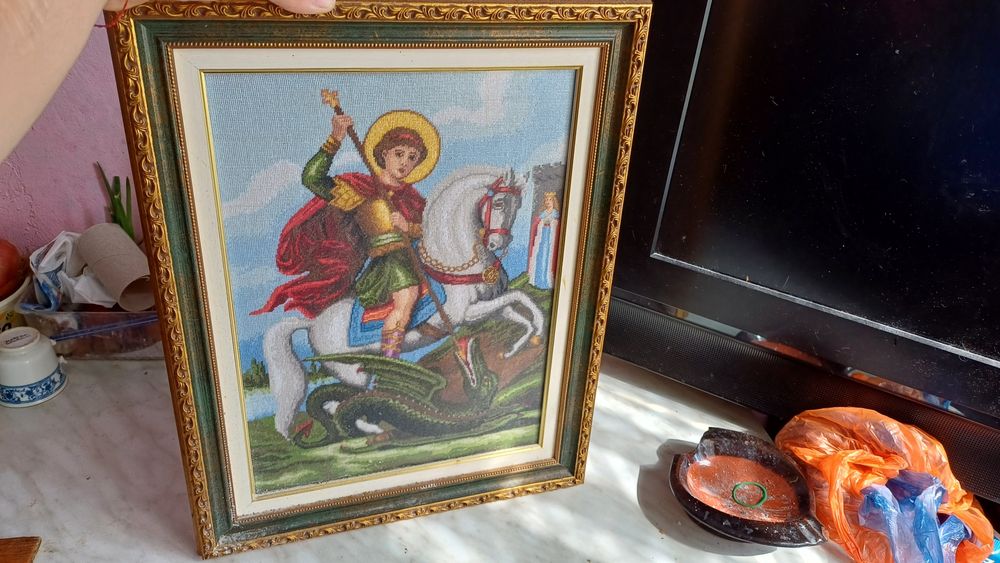 Саморъчно избродиран гоблен