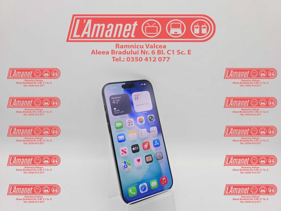 iPhone 16 Pro Max Black Titanium 256 Gb Neverlocked Garantie 100%