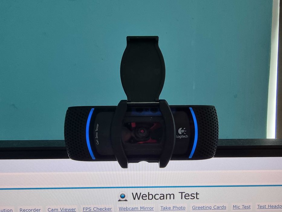 Camera Web Logitech B910 Carl Zeiss Tessar HD