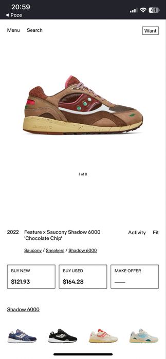 Adidasi Saucony Shadow 6000 noi model exclusivist, Adindas , Nike