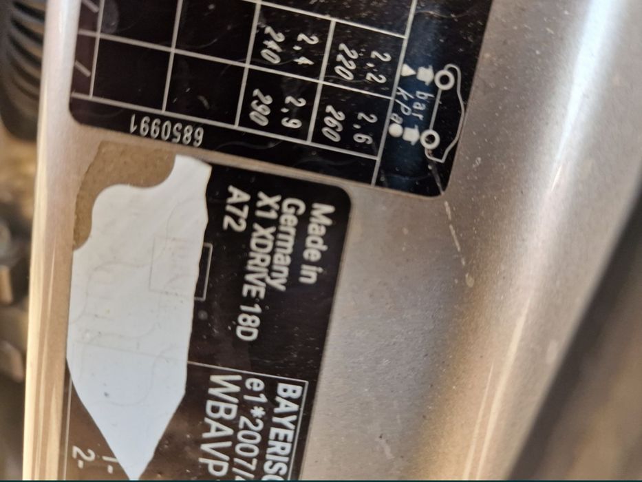 Capota haion bara spate aripa usa jante stop far bmw x1 e84 A72