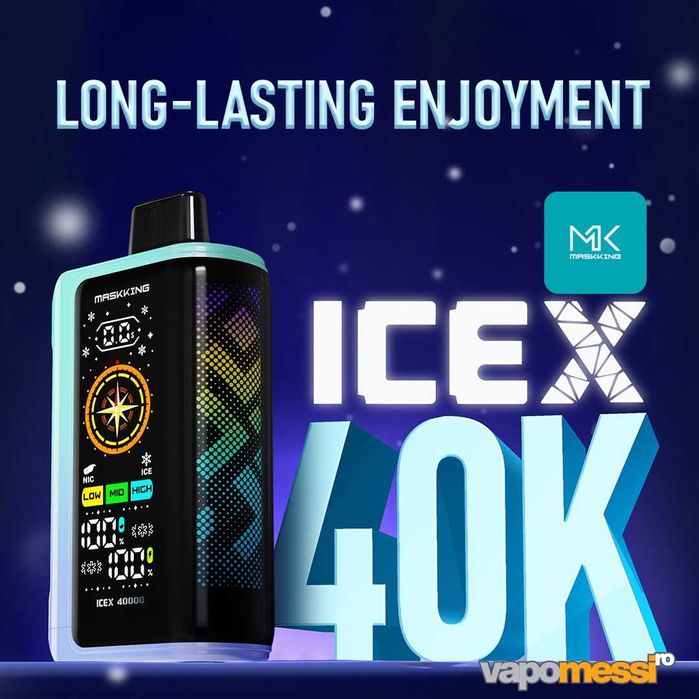 Vape Maskking ICEX –  2 ecrane, IA, Ecran Curbat !