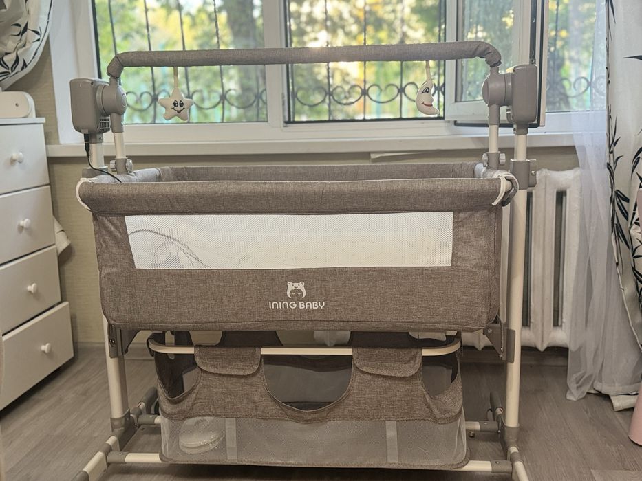 Манеж кровать б/у