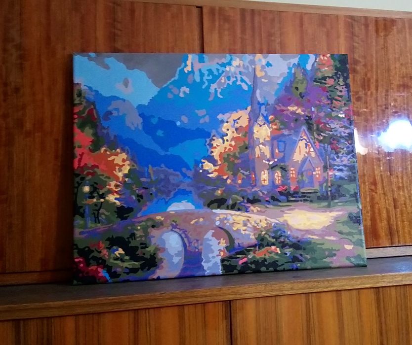 Картины по номерам. Готовые.