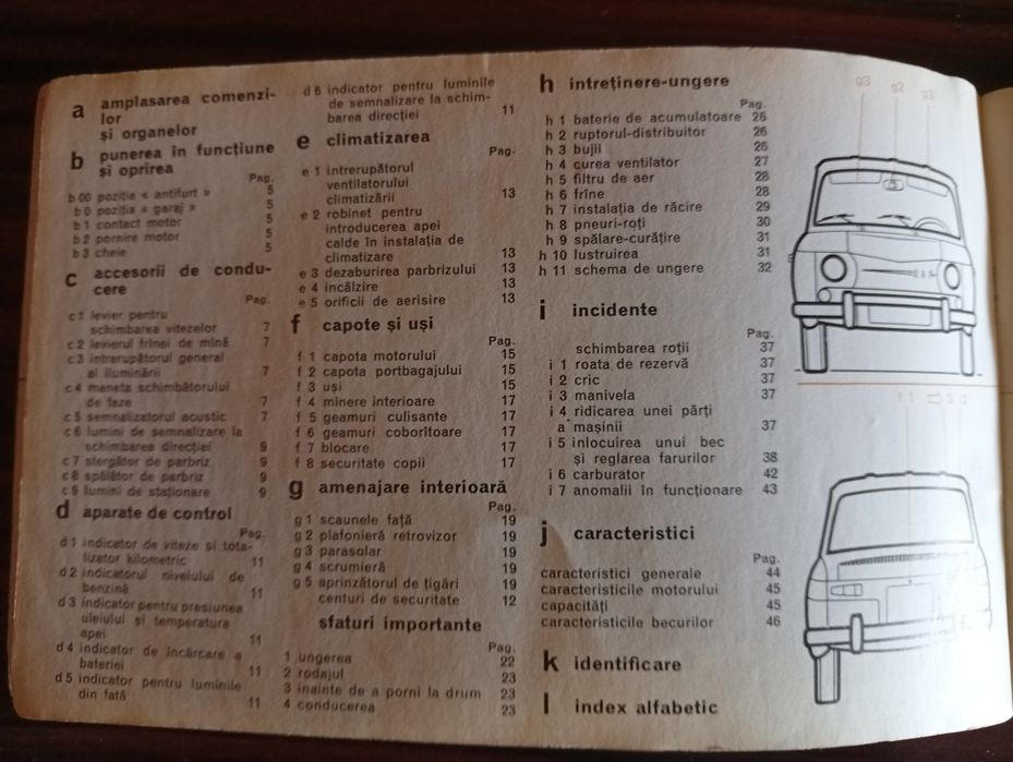 Manual utilizare DACIA 1100