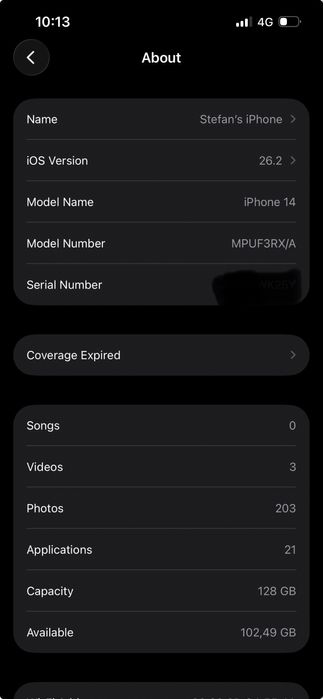 Urgent! Apple iPhone 14 Midnight 128 Gb