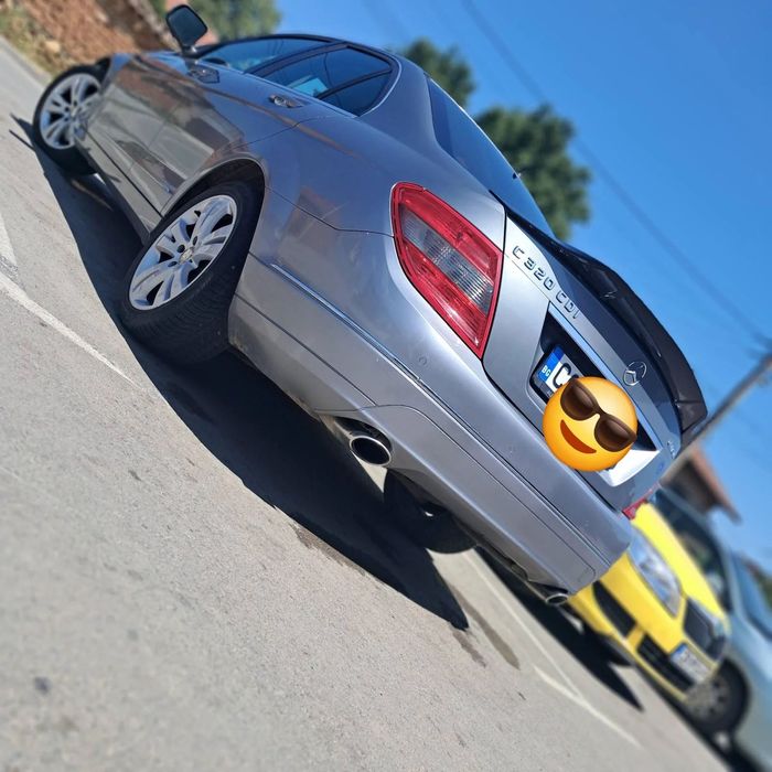 Спойлер стил PSM за Mercedes C class W204 черен пиано лак