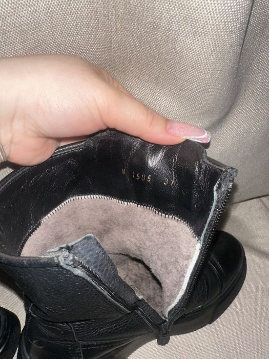 Зимние сапоги, Nursace, кожа