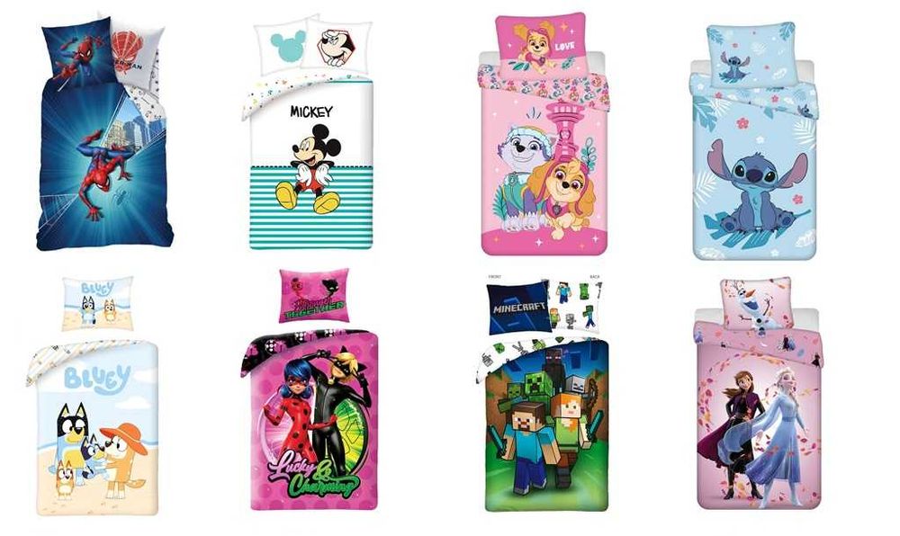 Оригинални детски спални комплекти 100% памук / 25 модела