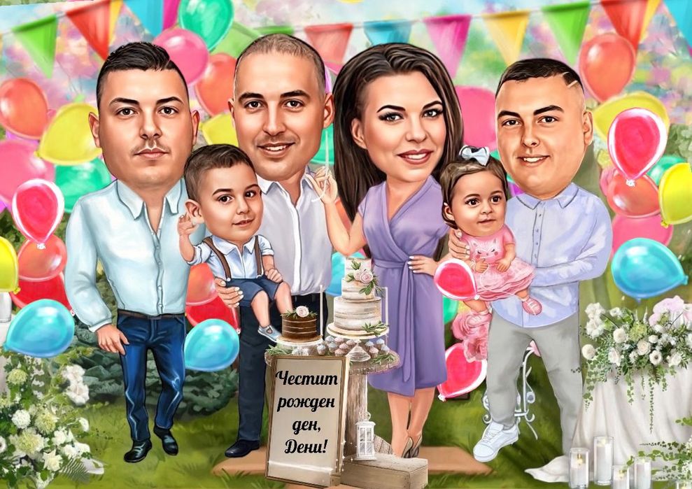 Карикатура по ваш сюжет