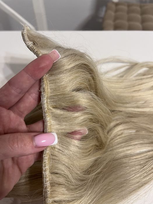 Естествена руса коса